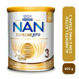 Alimento Lácteo Nan Supremepro Etapa 3 Con 6 HMO Lata X 800 g