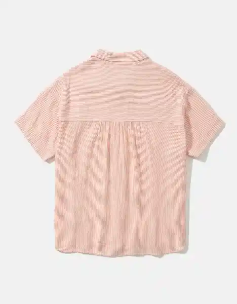 Camisa Mujer Naranja Talla: Small American Eagle