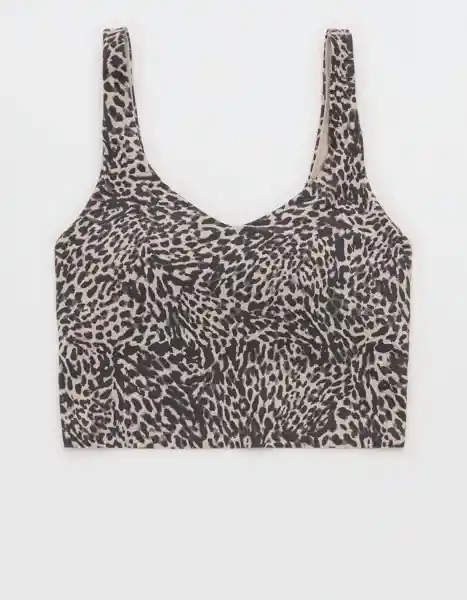 Top Deportivo Aerie Gris Talla SMALL 1240213 American Eagle