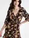  Vestido Ori Mujer Negro Puro Ultraoscuro Talla L Naf-Naf 