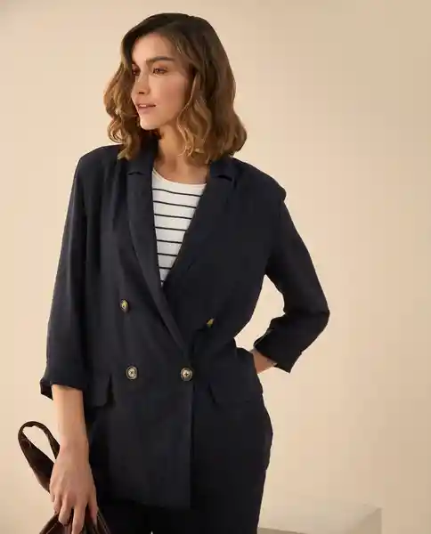 Chaqueta Azul Náutico Oscuro Talla M 421G010 Esprit