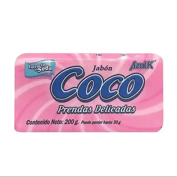 Coco Jabón Barra Delicadas