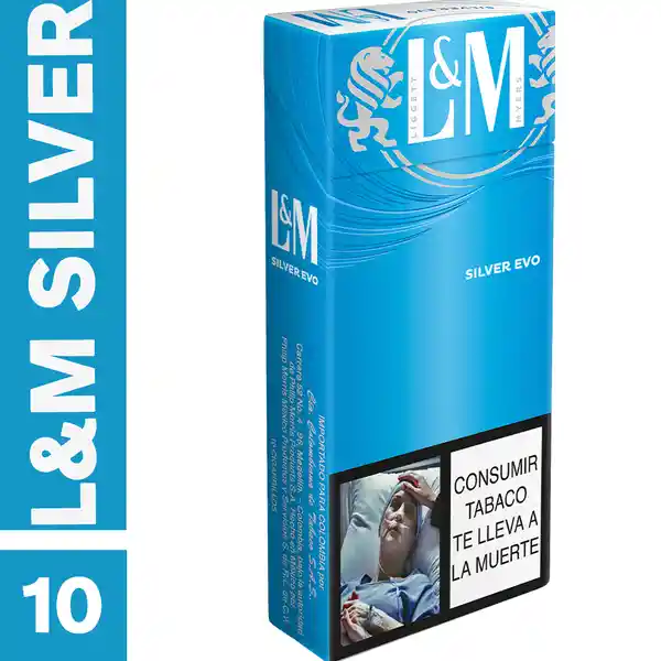 L&M Silver​ x 10 Cigarrillos