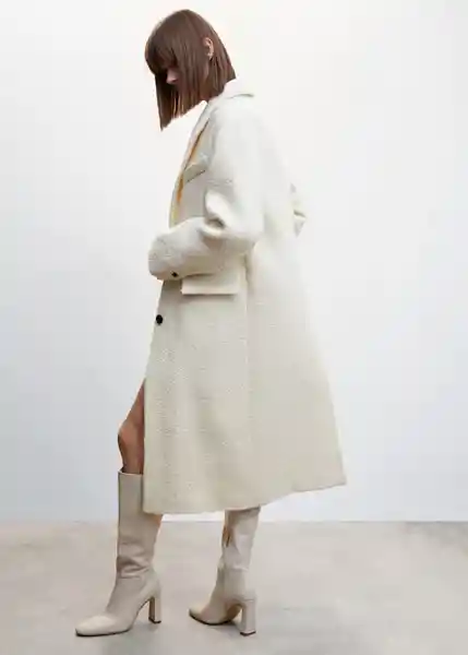Abrigo Mua Crudo Talla 18 Mujer Mango