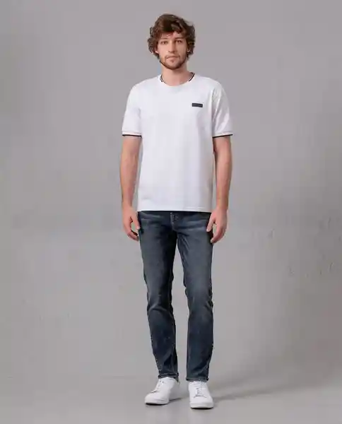 Jean Súper Slim Hombre Azul Alférez Oscuro Talla 40 65654 Rifle