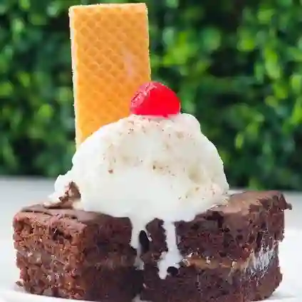 Brownie con Helado