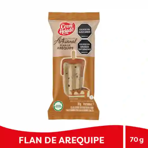 Crem Helado Artesanal Flan de Chocoflan