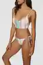 ONeill Top Bikini Baja Stripe Middles Multicolor Talla XS