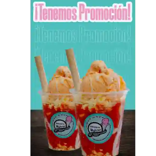 2X1promocion Salpicón Queso y Helado