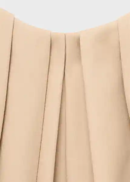 Vestido Stefania Camel Talla S Mujer Mango