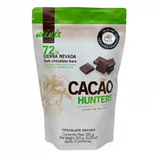 Cacao Hunters Barritas de Chocolate Oscuro de la Sierra Nevada