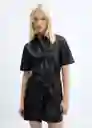 Vestido Syrah Negro Talla M Mujer Mango