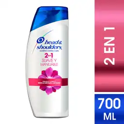 Head & Shoulders Shampoo 2 en 1 Suave y Manejable