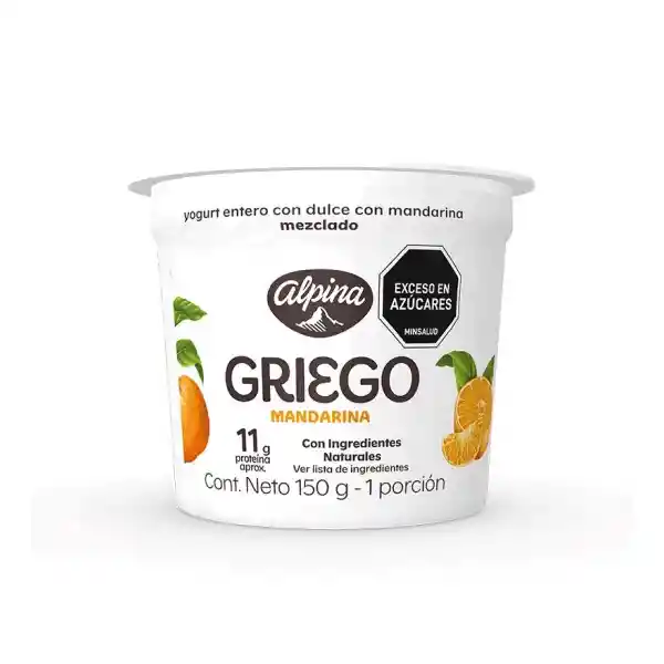 Alpina Yogurt Griego Mandarina