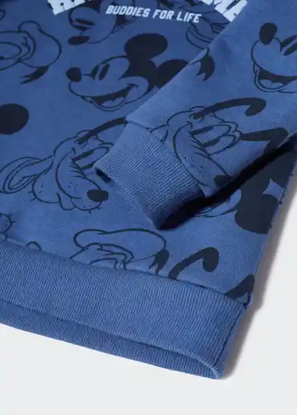 Buzo Sudadera Mhappy Azul Talla 70 Niños Mango