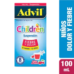 Advil Children Suspensión Oral con Sabor a Frutas (100 mg)