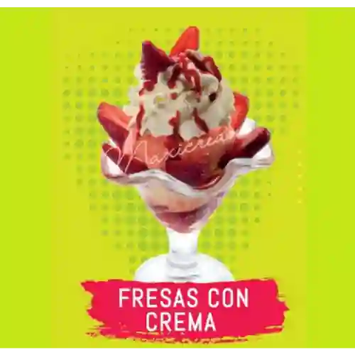 Fresas con Crema