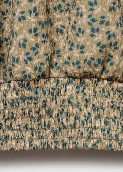 Camiseta Floriset Verde Talla 10 Niñas Mango