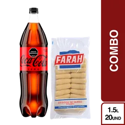 Combo Coca-Cola Zero + Farah Deditos de Queso