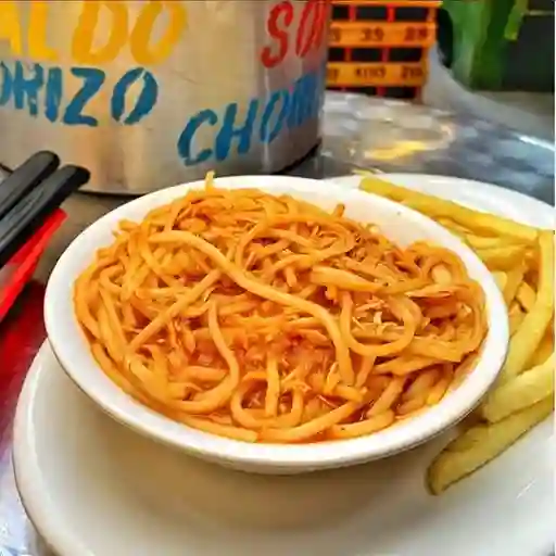 Pastas con Pollo
