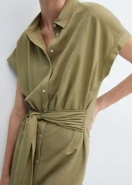 Vestido Adriana-W Khaki Talla XS Mujer Mango