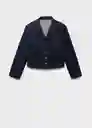Chaqueta Livia Tejano Soft Talla S Mujer Mango