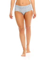 Panty Cachetero Mujer Turquesa Talla S Bronzini