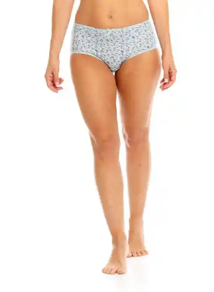 Panty Cachetero Mujer Turquesa Talla S Bronzini