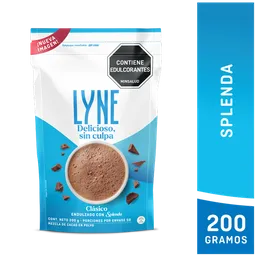 Choco Lyne Chocolate en Polvo Clásico Endulzado Splenda 200 g