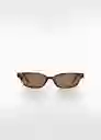 Gafas de Sol Fidela Chocolate Talla 99 Mujer Mango