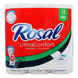 Rosal Papel Higiénico Triple Hoja Ultra XG