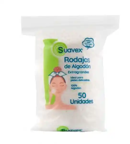 Suavex Rodaja Algodón Extra