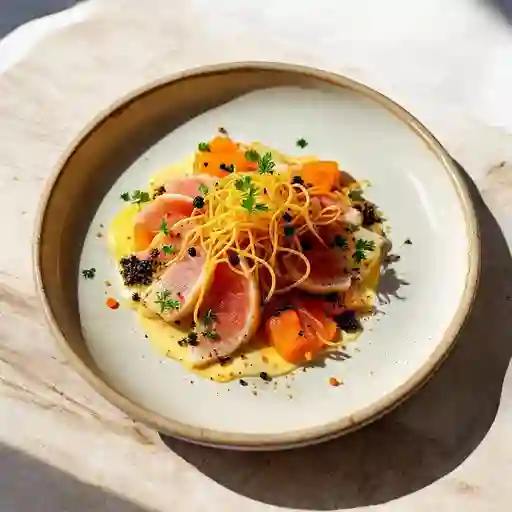 Tiradito De Atun Y Salmon