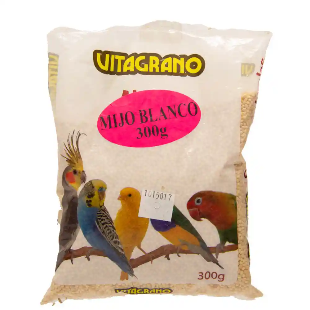 Vitagrano Alimento Para Pajaro Mijo Blanco 300 g