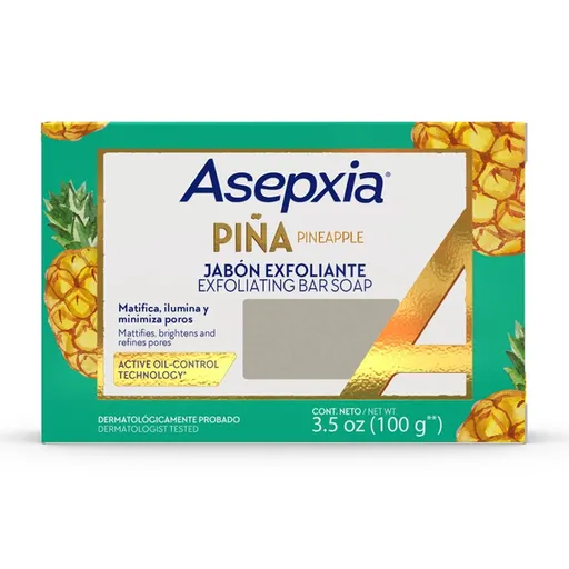 Asepxia Jabón Exfoliante de Piña 