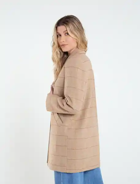 Chaqueta Argan Mujer Café Árgan Oscuro Talla L Naf Naf