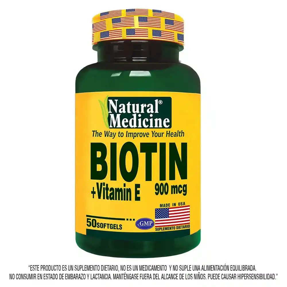 Natural Medicine Suplemento Alimenticio Biotina