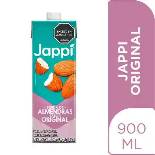 Jappi Bebida de Almendras con Calcio Sabor Original