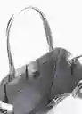 Bolso P Tulipa Plata Talla 99 Mujer Mango