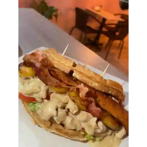 Waffle Chicken Burger