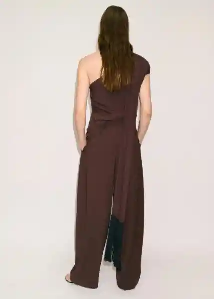 Pantalón Grace Chocolate Talla 38 Mujer Mango