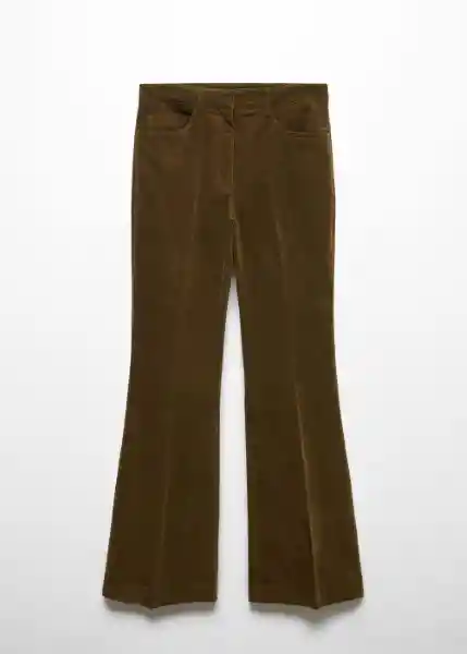 Pantalón Malibu Khaki Talla 42 Mujer Mango