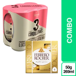 Combo Valentine's Day + 3 Cordi Ros 269 mL x 6 + Ferrero Rocher 50 g