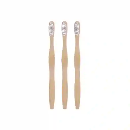 Cepillo de Dientes Biodegradable Ecológico de Bambú Miniso