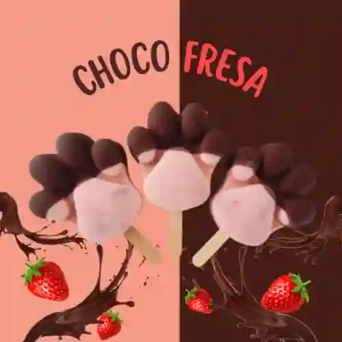 Paleta de Chocofresa