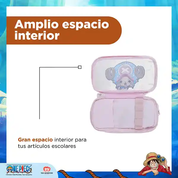 Lapicera de Doble Capa Serie One Piece Chopper Miniso