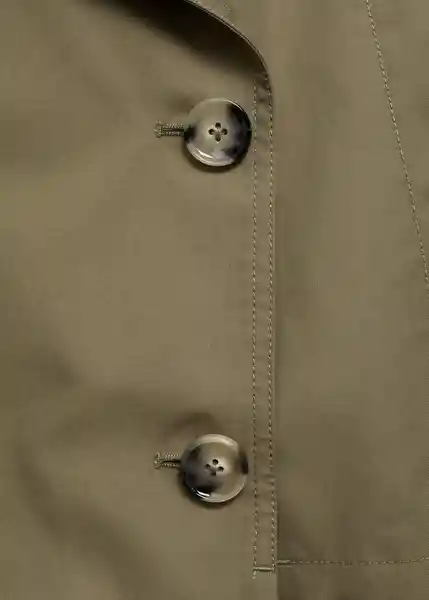 Chaqueta Lipa Khaki Talla S Mujer Mango