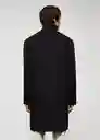 Abrigo Uxio Negro Talla XL Hombre Mango