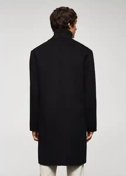 Abrigo Uxio Negro Talla XL Hombre Mango