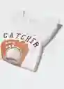 Camiseta Catchmc Offwhite Talla 06 Niños Mango